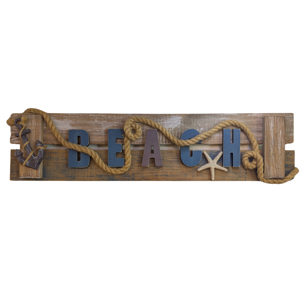 Beach Hooks Sign JK87263 The Harbour Collection Mulligans of Ballaghaderreen