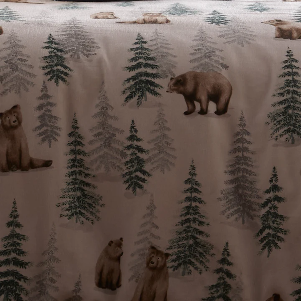Bear Walks Natural Duvet Set BWNDS Stematclo Mulligans of Ballaghaderreen 