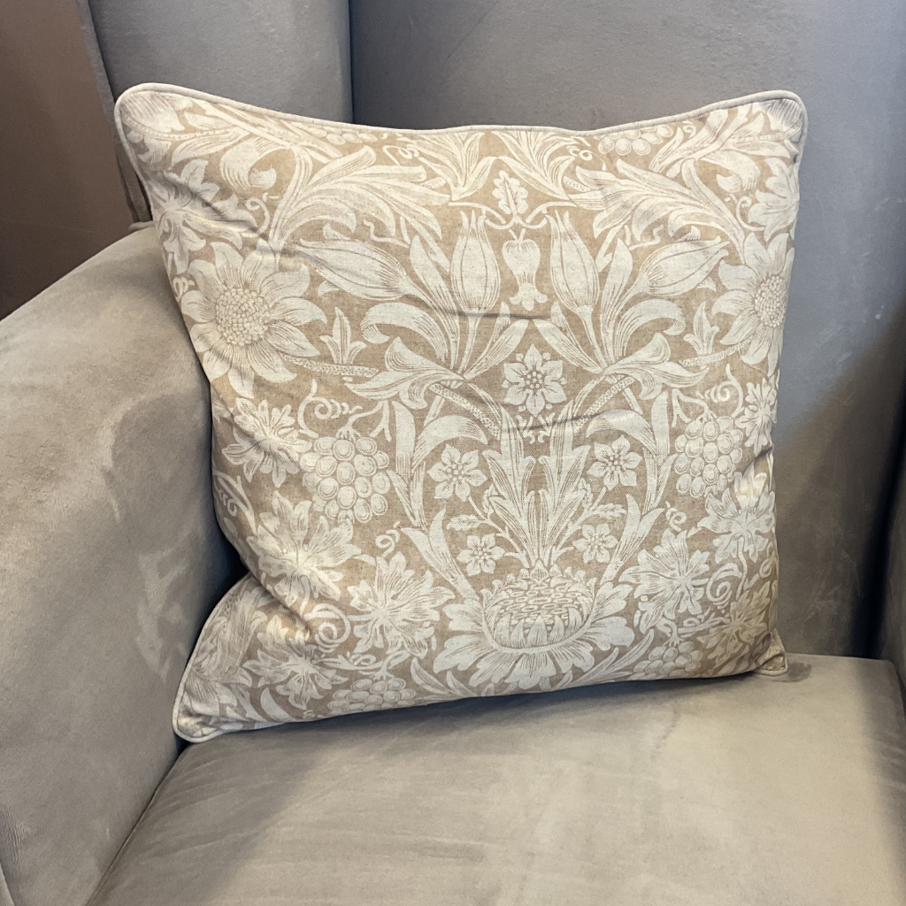 Beige Grapes Feather Scatter Cushion BGFSC Medicare Textiles Mulligans of Ballaghaderreen