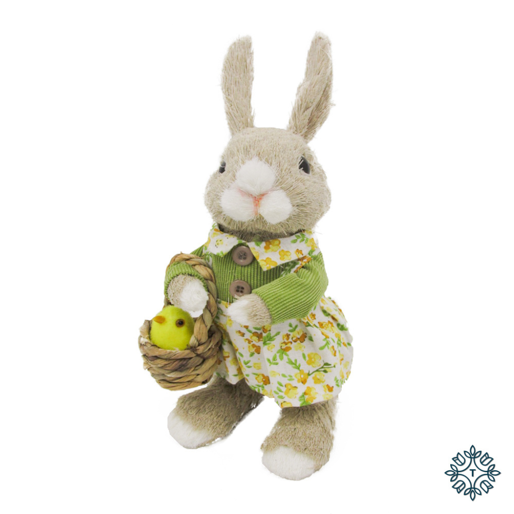 Bella Bunny with Basket 33cm TL6205 Tara Lane Mulligans of Ballaghaderreen