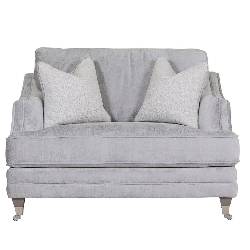 Belvedere Snuggle Fixed Back - Silver Bvd-395-SL Vida Living Mulligans of Ballaghaderreen