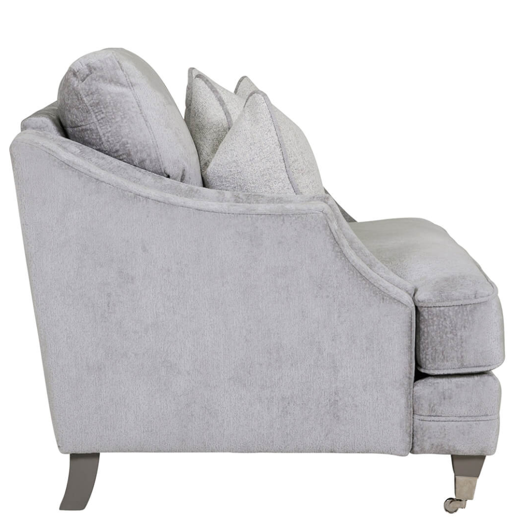 Belvedere Snuggle Fixed Back - Silver Bvd-395-SL Vida Living Mulligans of Ballaghaderreen