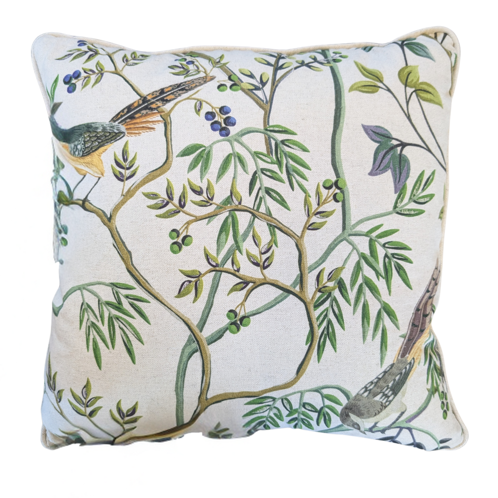 Bird Tree Feather Filled Cushion BTFFC Mulligans of Ballaghaderreen