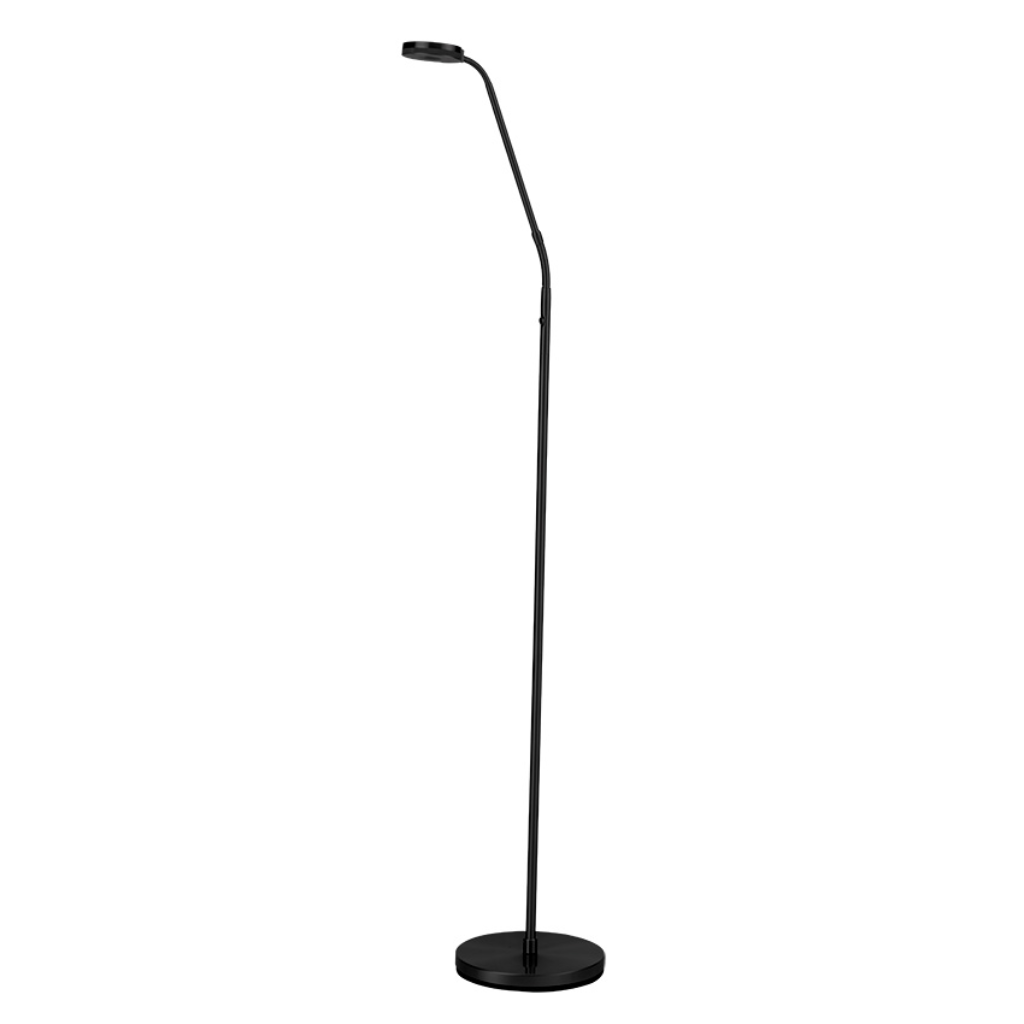 Black LED Floor Lamp FL2095/BL Cork Lighting Mulligans of Ballaghaderreen