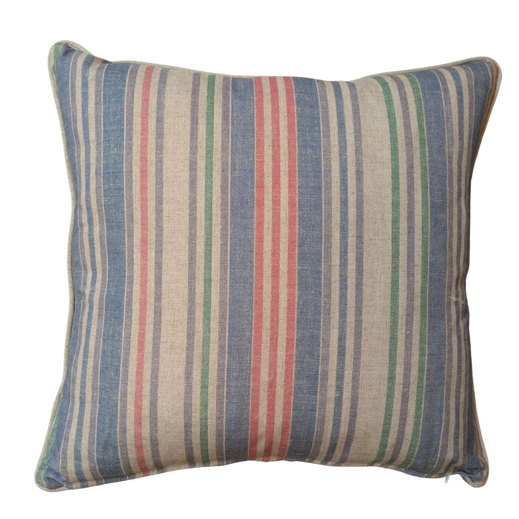 Blue and Pink Floral Feather Scatter Cushion BAPFFSC Millford Linen Mulligans of Ballaghaderreen 