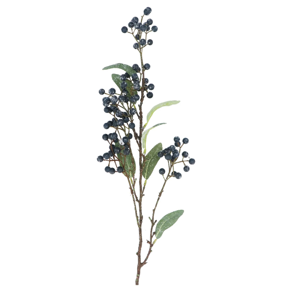 Blueberries with Foliage Spray 60398 Gisela Graham Mulligans of Ballaghaderreen