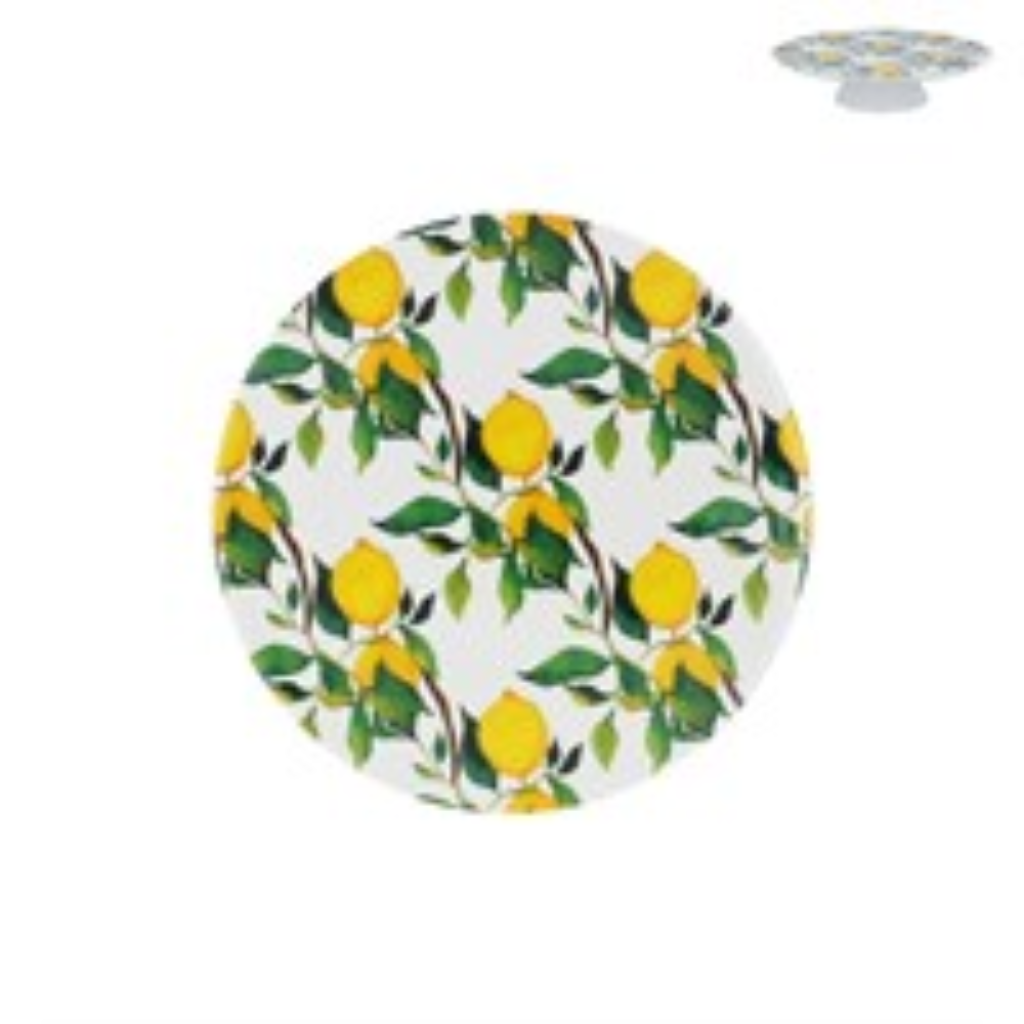 Bone China Cake Stand - Lemon Tree 32850 - Mulligans of Ballaghaderreen