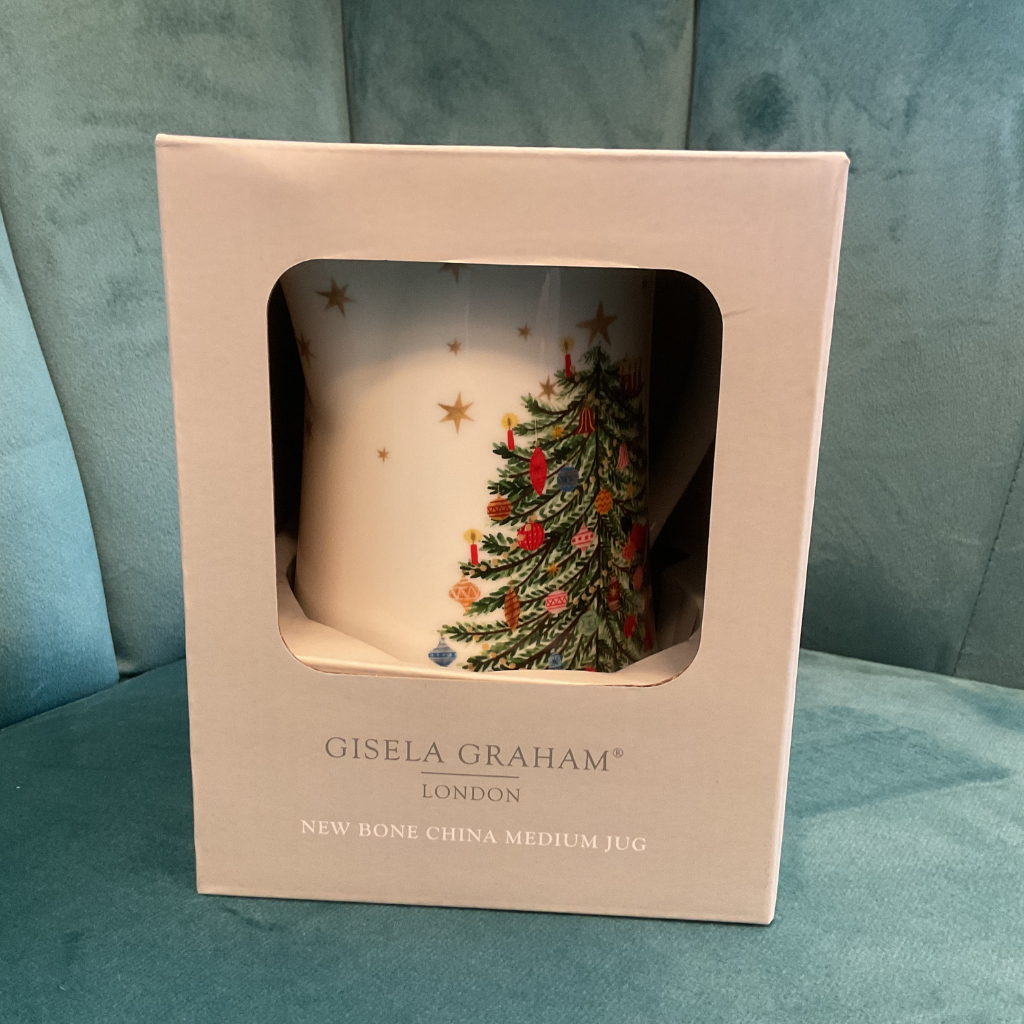 Bone China Christmas Jug Nostalgia Santa Tree 31557 Gisela Graham Mulligans of Ballaghaderreen 