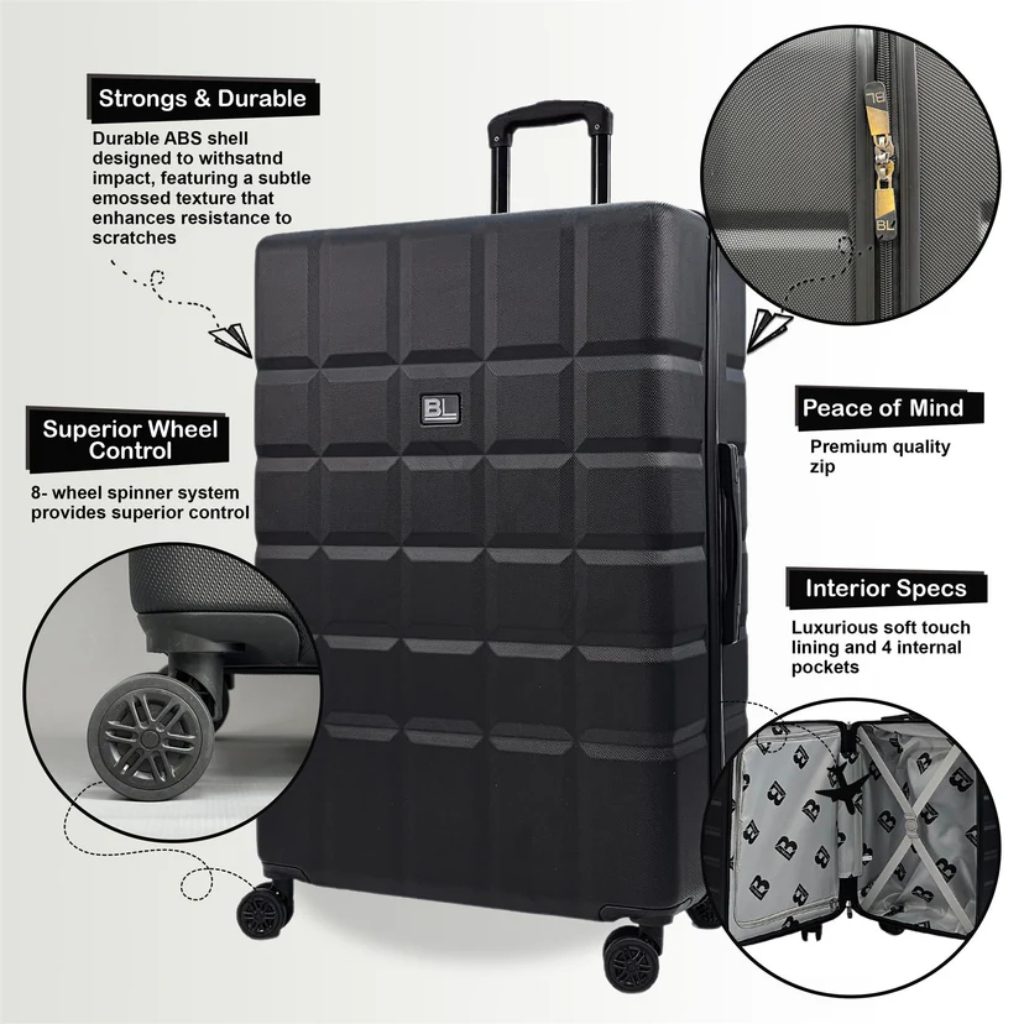 BordLite Hardshell Cabin Case - Black JB2063 W Brown Mulligans of Ballaghaderreen 
