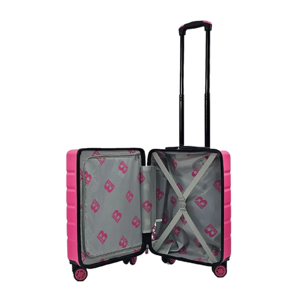 BordLite Hardshell Cabin Case - Pink JB2063 - Hot Pink W Brown Mulligans of Ballaghaderreen 