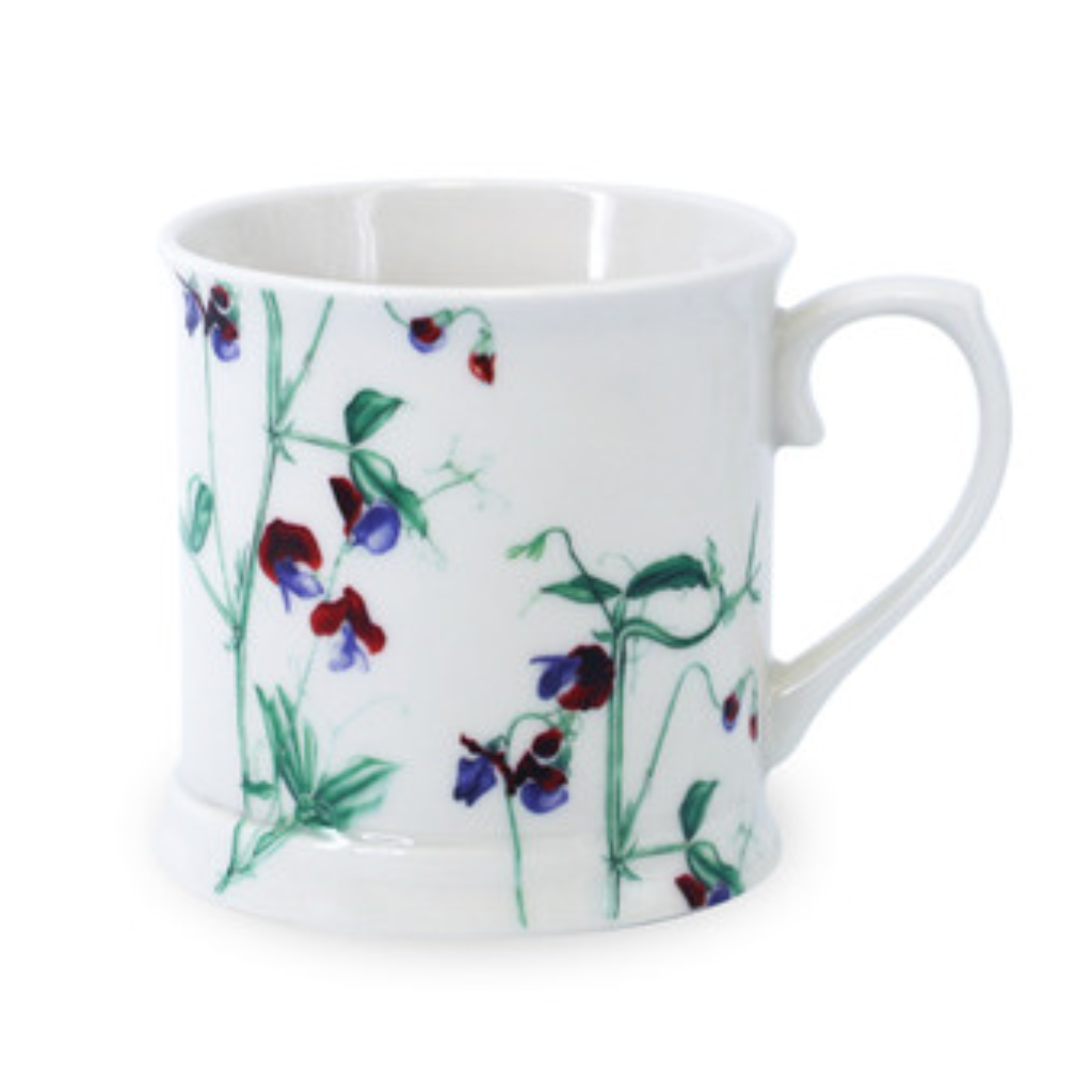 Botanical Studio Mug - Sweet Pea 157477 Tipperary Crystal Mulligans of Ballaghaderreen