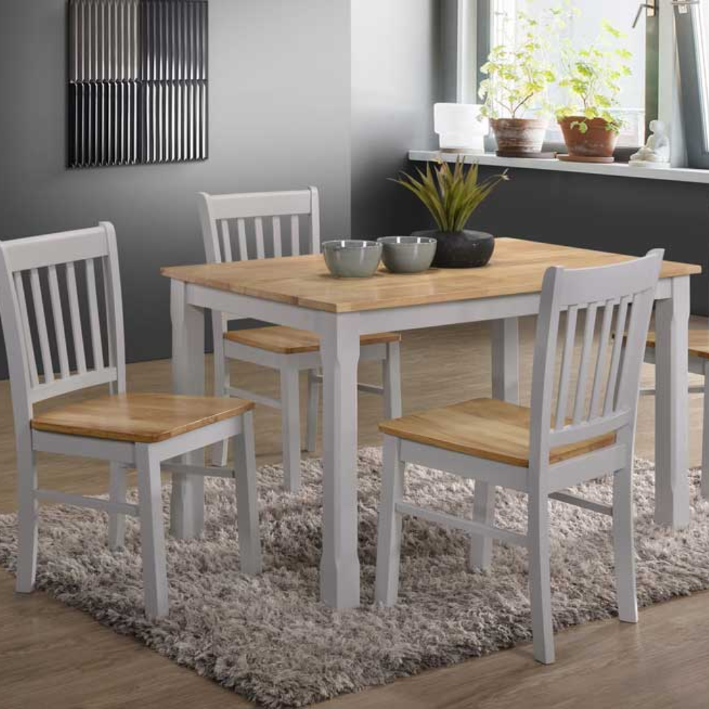 Budapest Grey & Oak Dining Set BGAODS Holroyd and Jones Mulligans of Ballaghaderreen