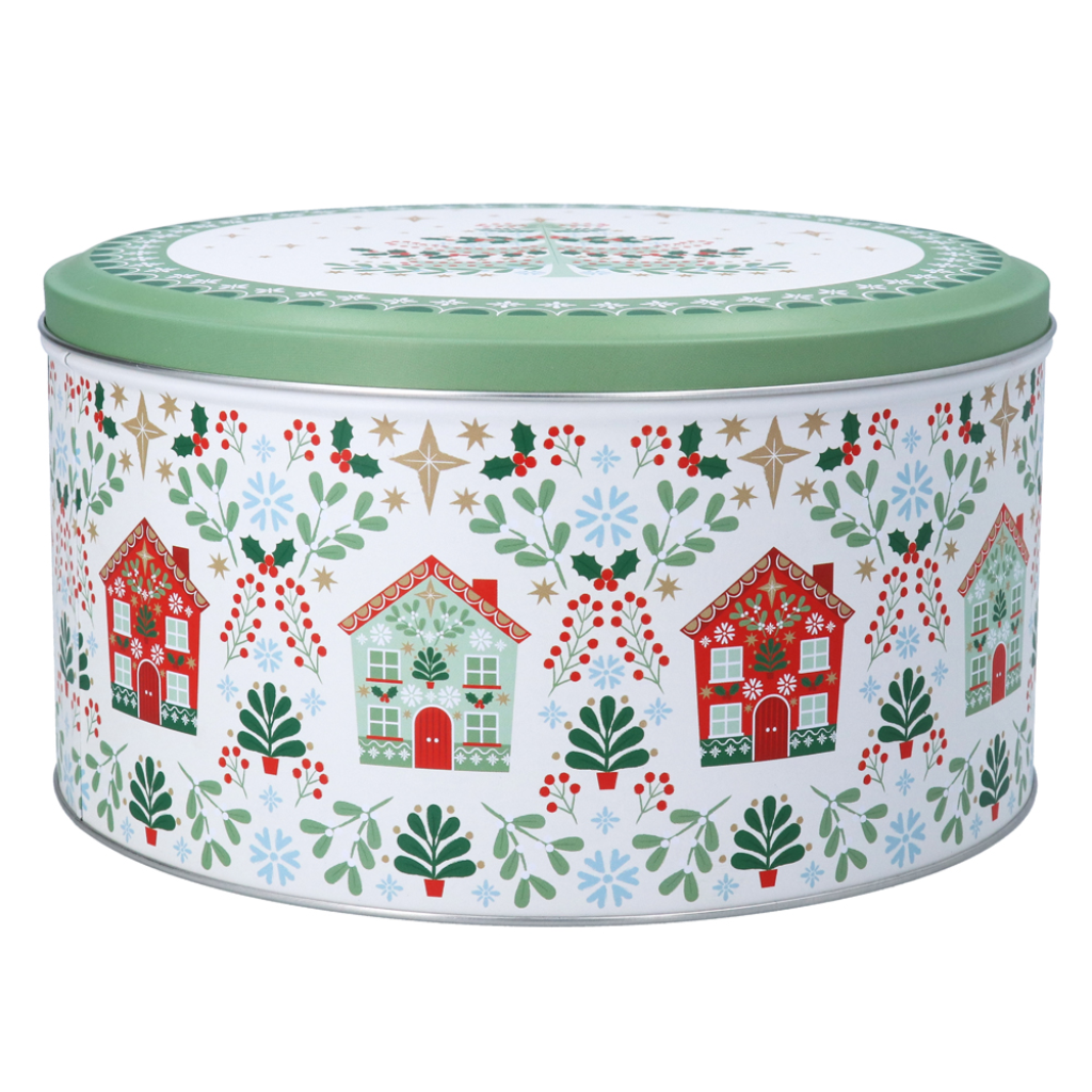 Cake Tin - Alpine Houses 38208 Gisela Graham Mulligans of Ballaghaderreen