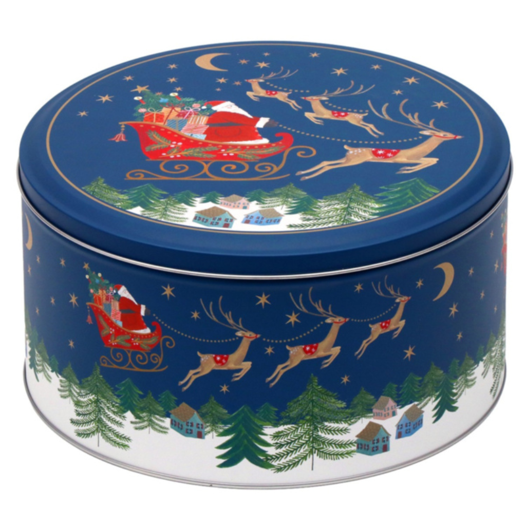 Cake Tin - Nostalgia Sleigh 38477 Gisela Graham Mulligans of Ballaghaderreen