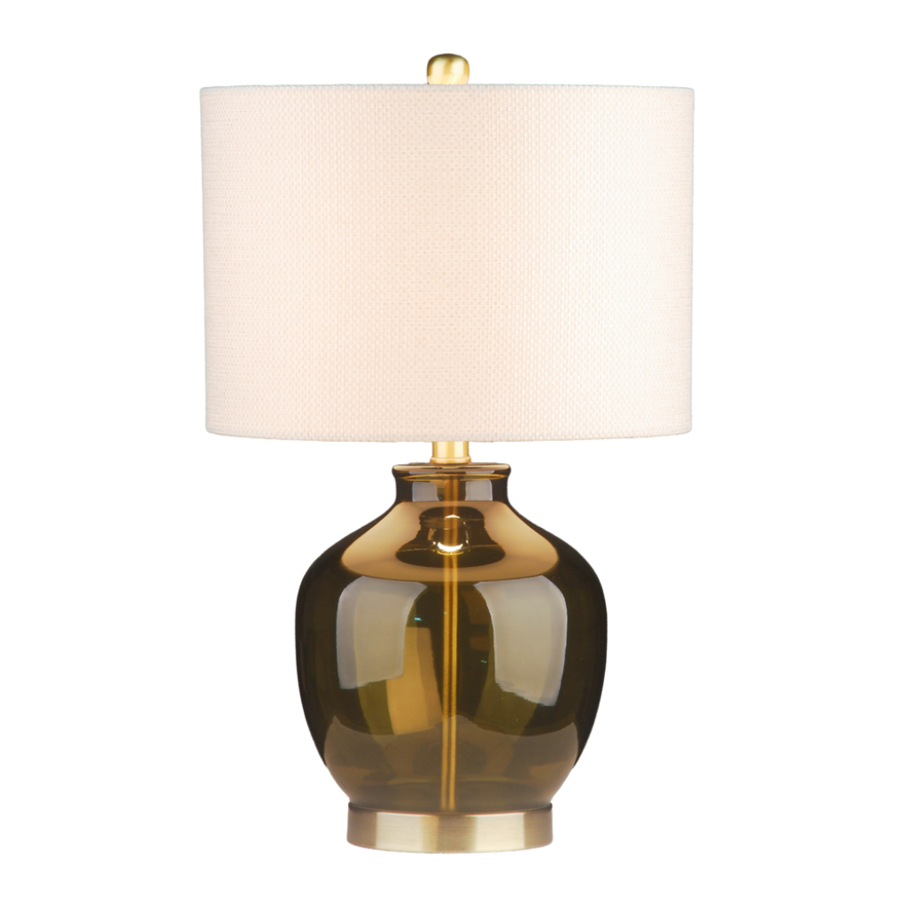 Carissa Glass Table Lamp Dark Green TL7401 Tara Home Mulligans of Ballaghaderreen