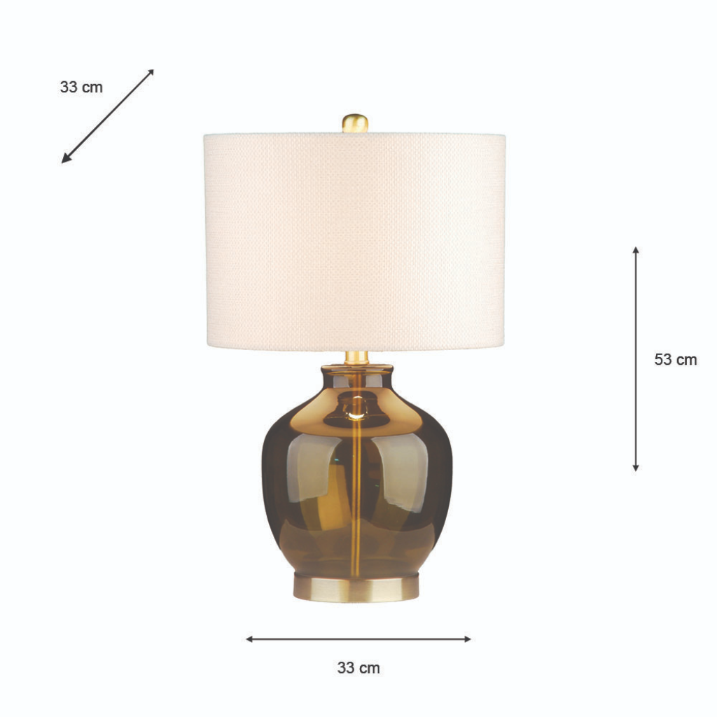 Carissa Glass Table Lamp Dark Green TL7401 Tara Home Mulligans of Ballaghaderreen