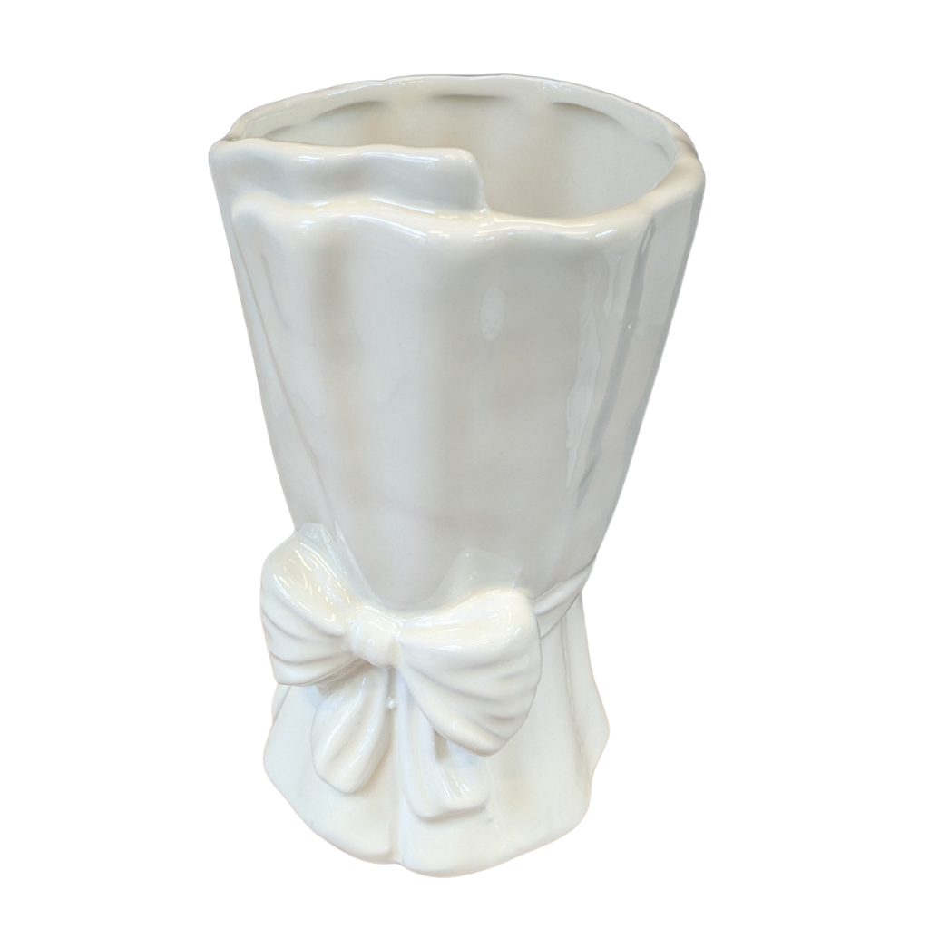 Ceramic Bow Wrap Vase 7RY100 Richard Langs Mulligans of Ballaghaderreen