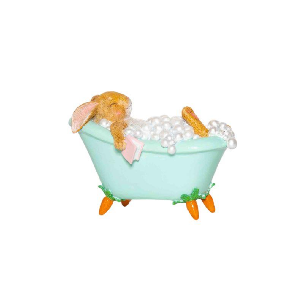 Ceramic Rabbit Enjoying Bubble Bath Y22.S45429 Harold Elmes Mulligans of Ballaghaderreen