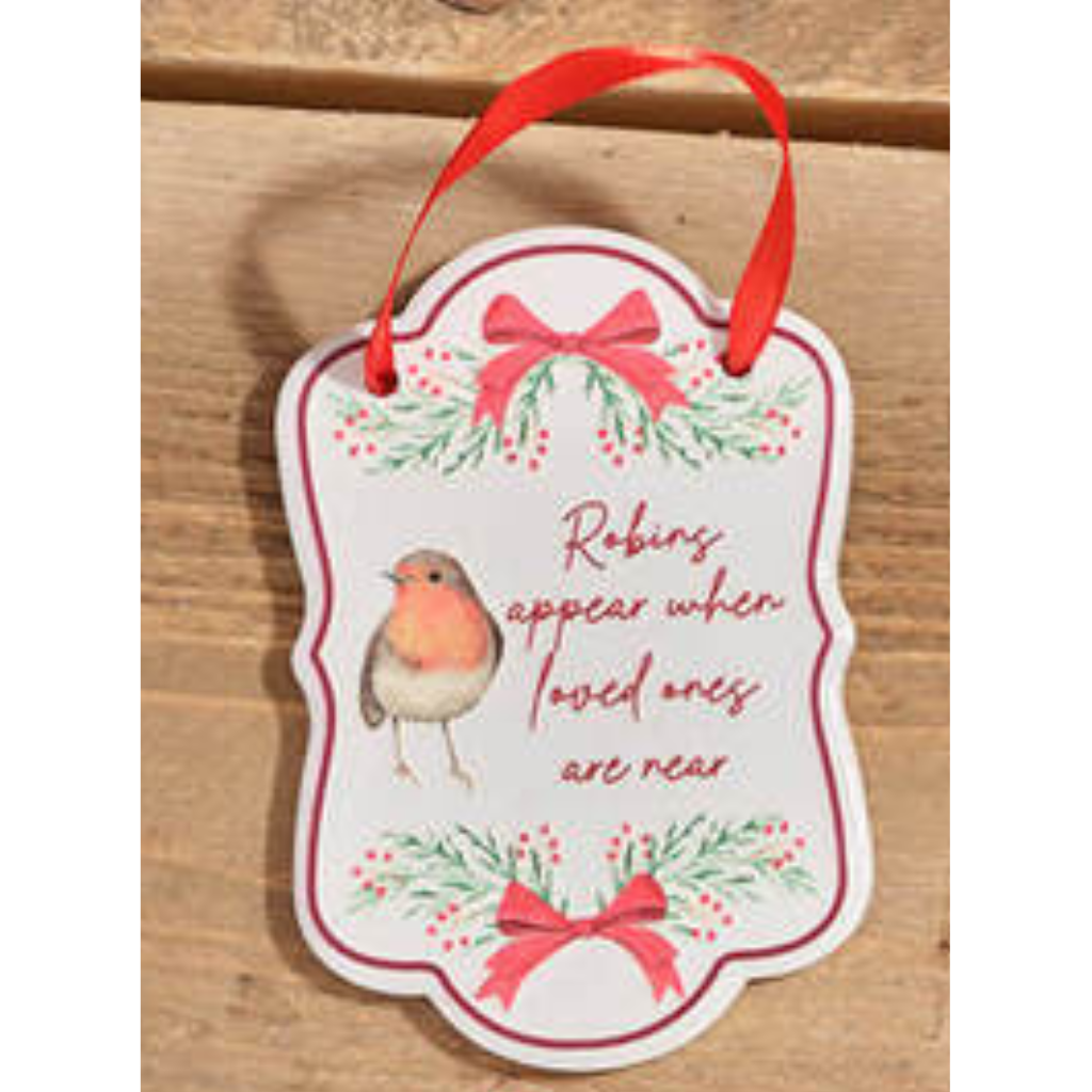 Ceramic Robin-Shaped Pendant With 3DRelief Decor 7RX162 Richard Lang Mulligans of Ballaghaderreen