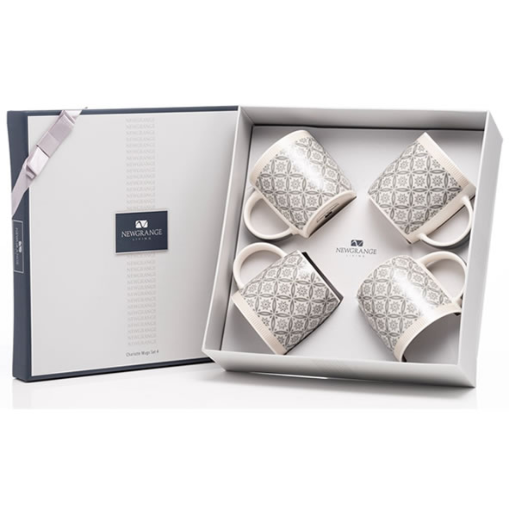 Charlotte Bone China Mugs - Set of 4 30284 Newgrange Living Kirkwood Mulligans of Ballaghaderreen 