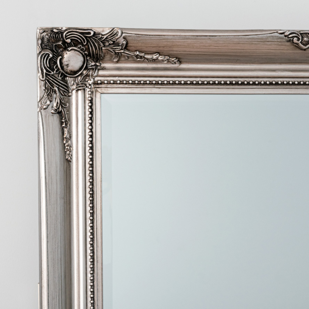 Chateau Wide Cheval Mirror Silver TH5269 Tara Home Mulligans of Ballaghaderreen
