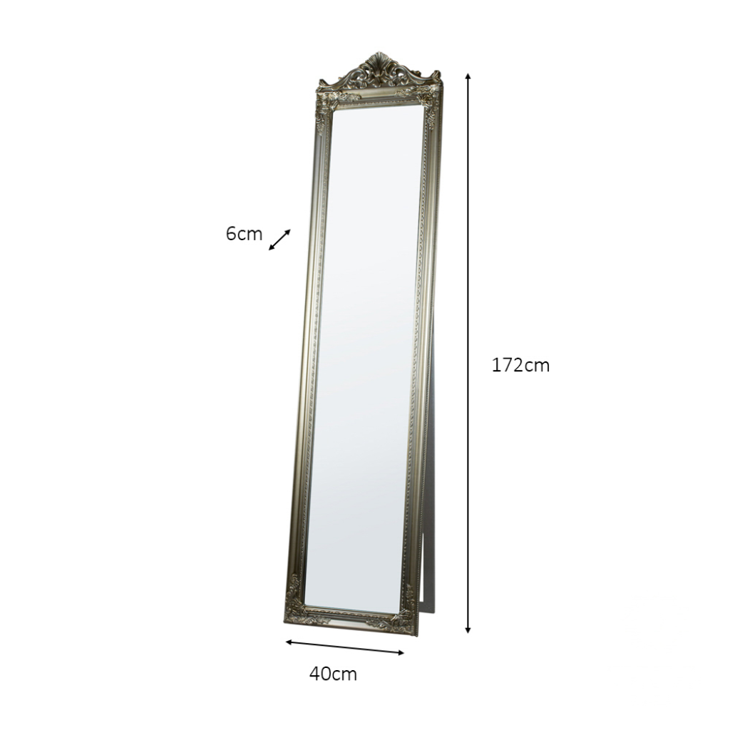 Chateau Cheval Mirror Champagne 40cm x 172cm