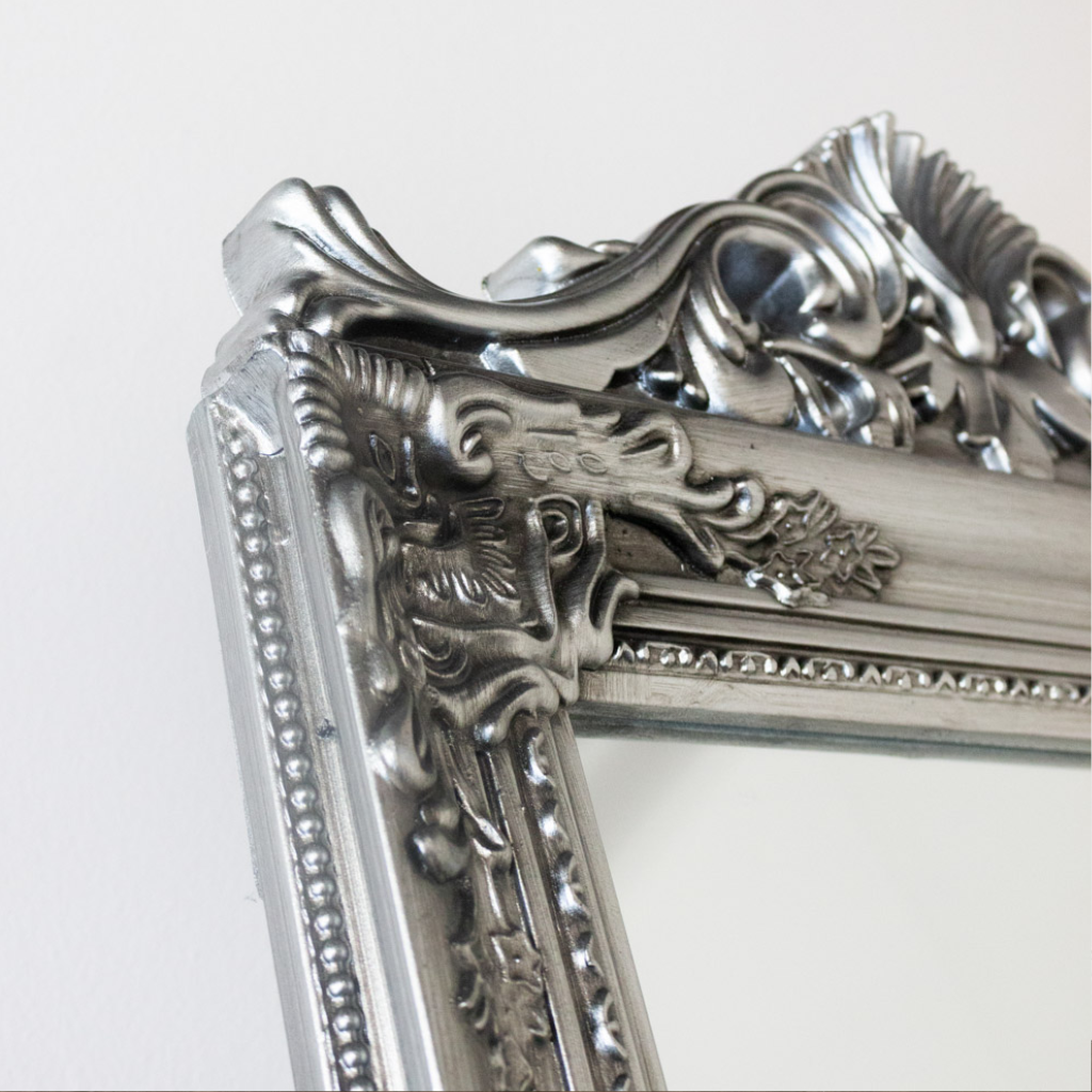 Chateau Cheval Mirror Silver 40cm x 172cm