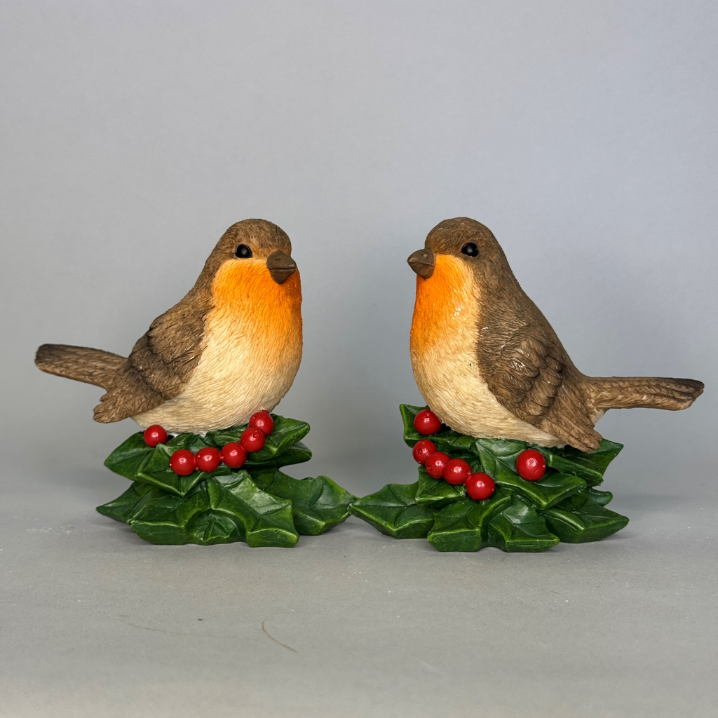 Christmas Robins On Holly 70209 Verano Mulligans of Ballaghaderreen  