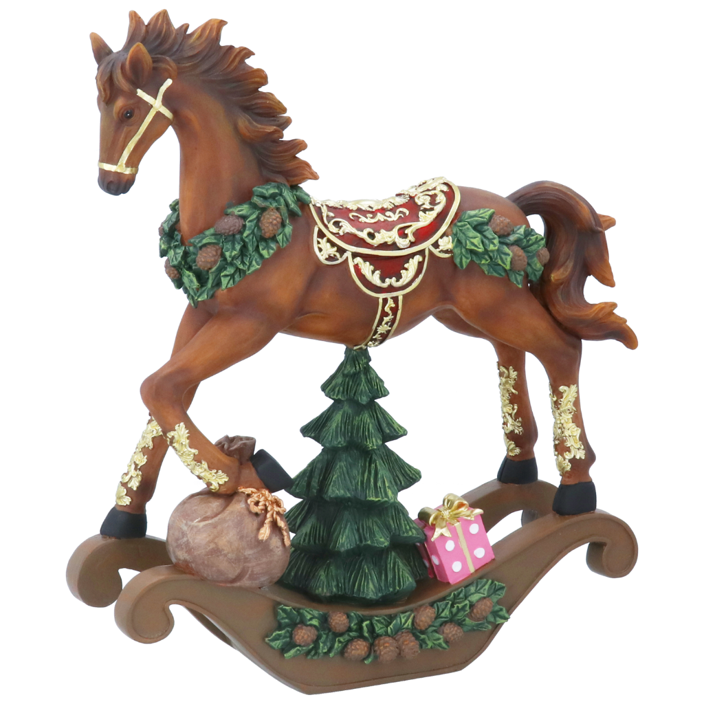 Christmas Rocking Horse 32747 Gisela Graham Mulligans of Ballaghaderreen 