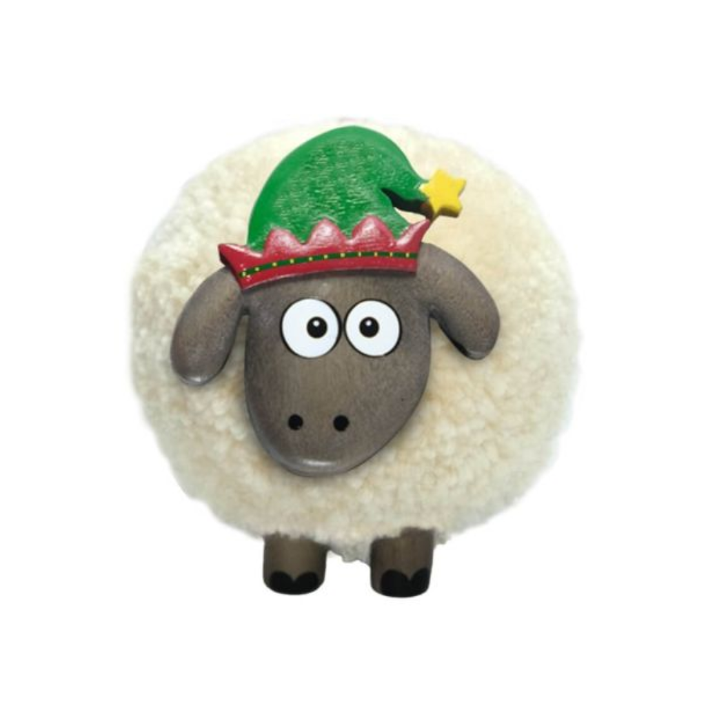 Christmas Sheep with Elf Hat - White 8XA602 Richard Langs Mulligans of Ballaghaderreen