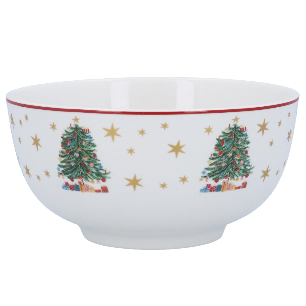 Christmas Tree Bowl Made Of Bone China 31567 Gisela Graham Mulligans of Ballaghaderreen 