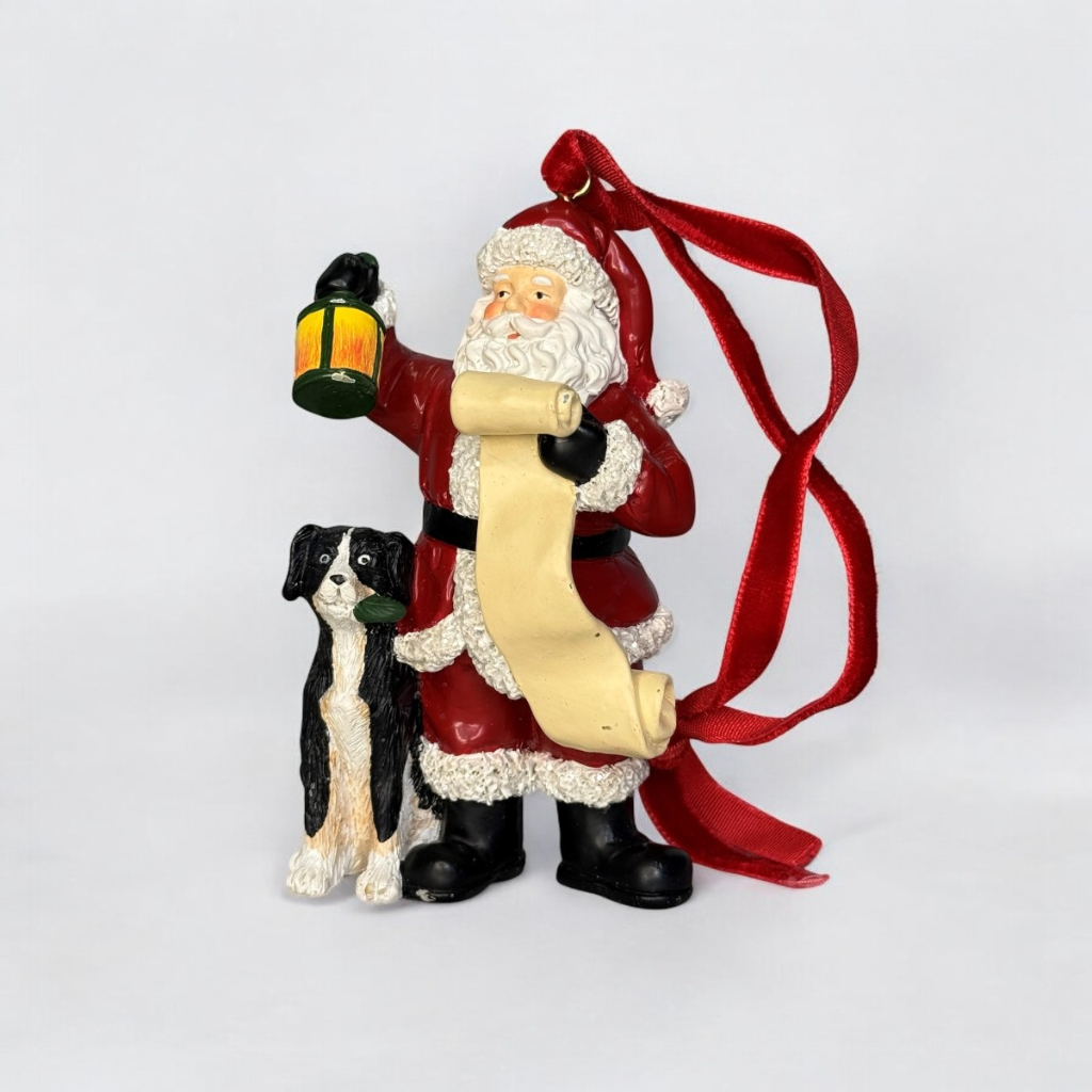 Christmas Tree Pendant Santa With Dog  70204 Verano Mulligans of Ballaghaderreen  