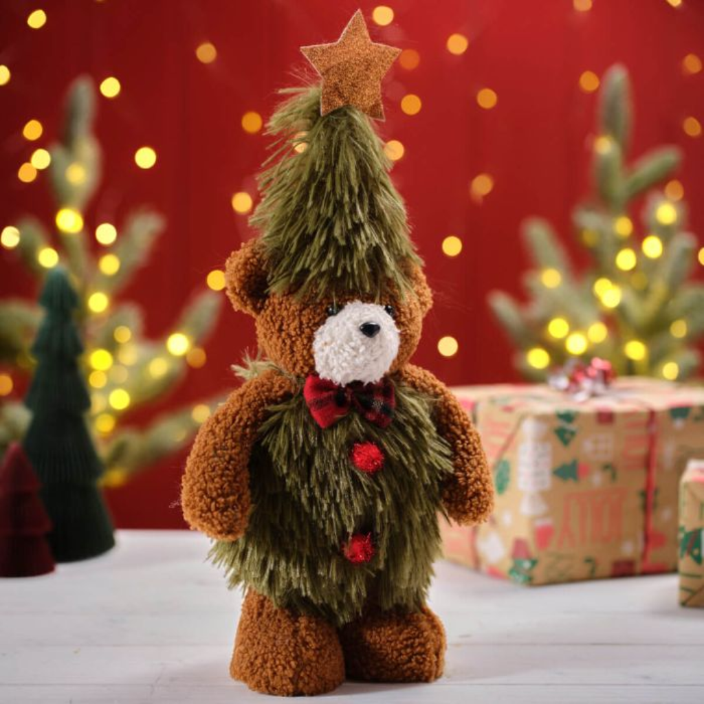 Christmas Tree Standing Bear with Star 4XA447 Richard Langs Mulligans of Ballaghaderreen