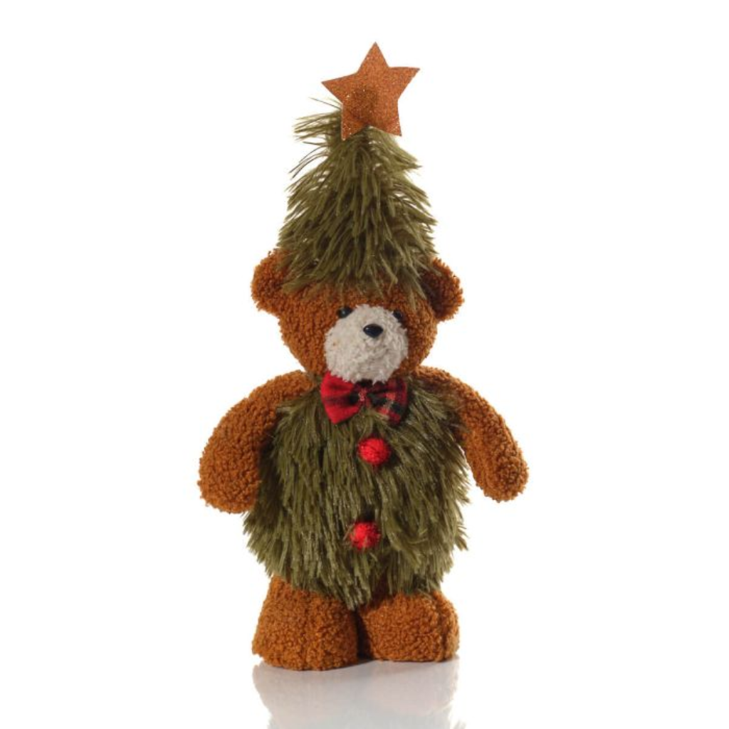 Christmas Tree Standing Bear with Star 4XA447 Richard Langs Mulligans of Ballaghaderreen