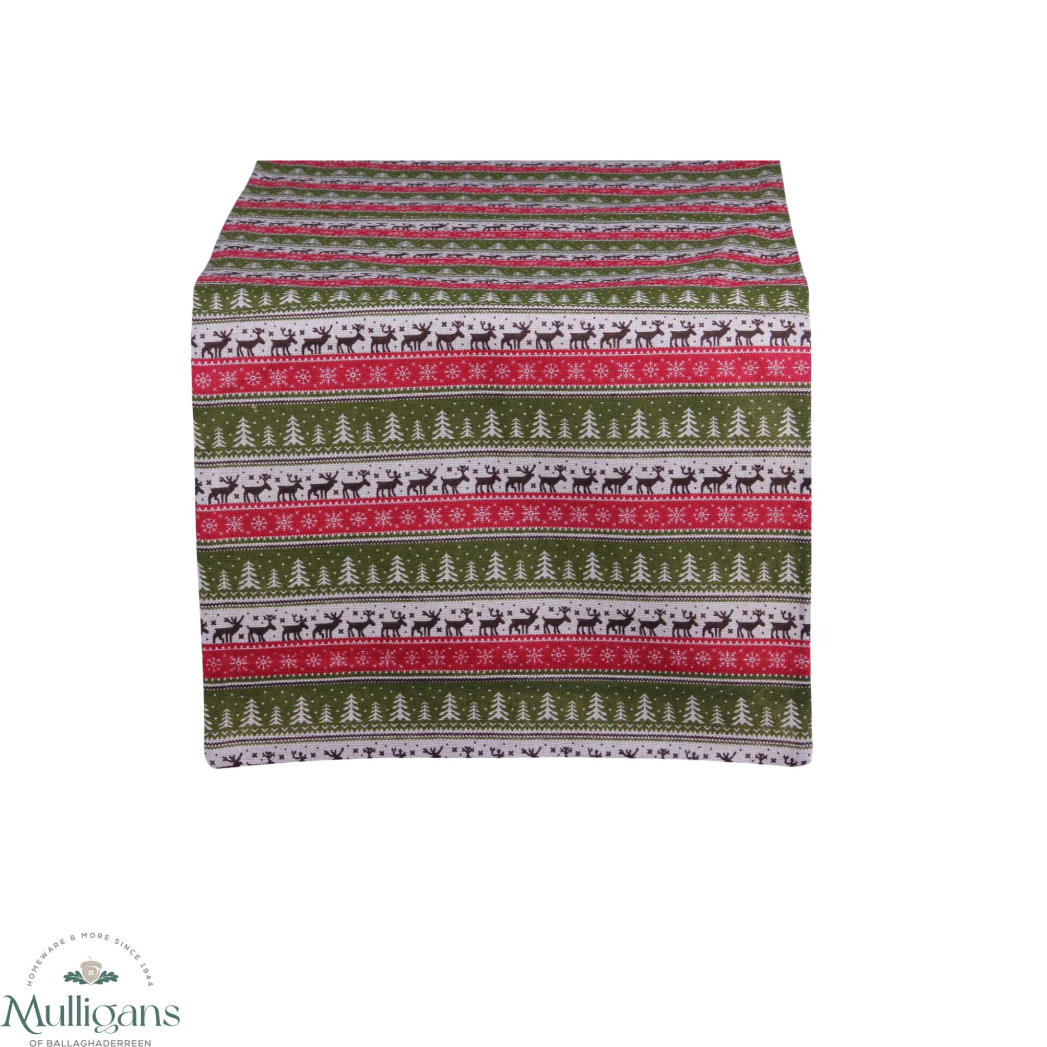 Christmas Table Runner Winter Forrest Red Green 85752868 Ferver and Hue Mulligans of Ballaghaderreen 