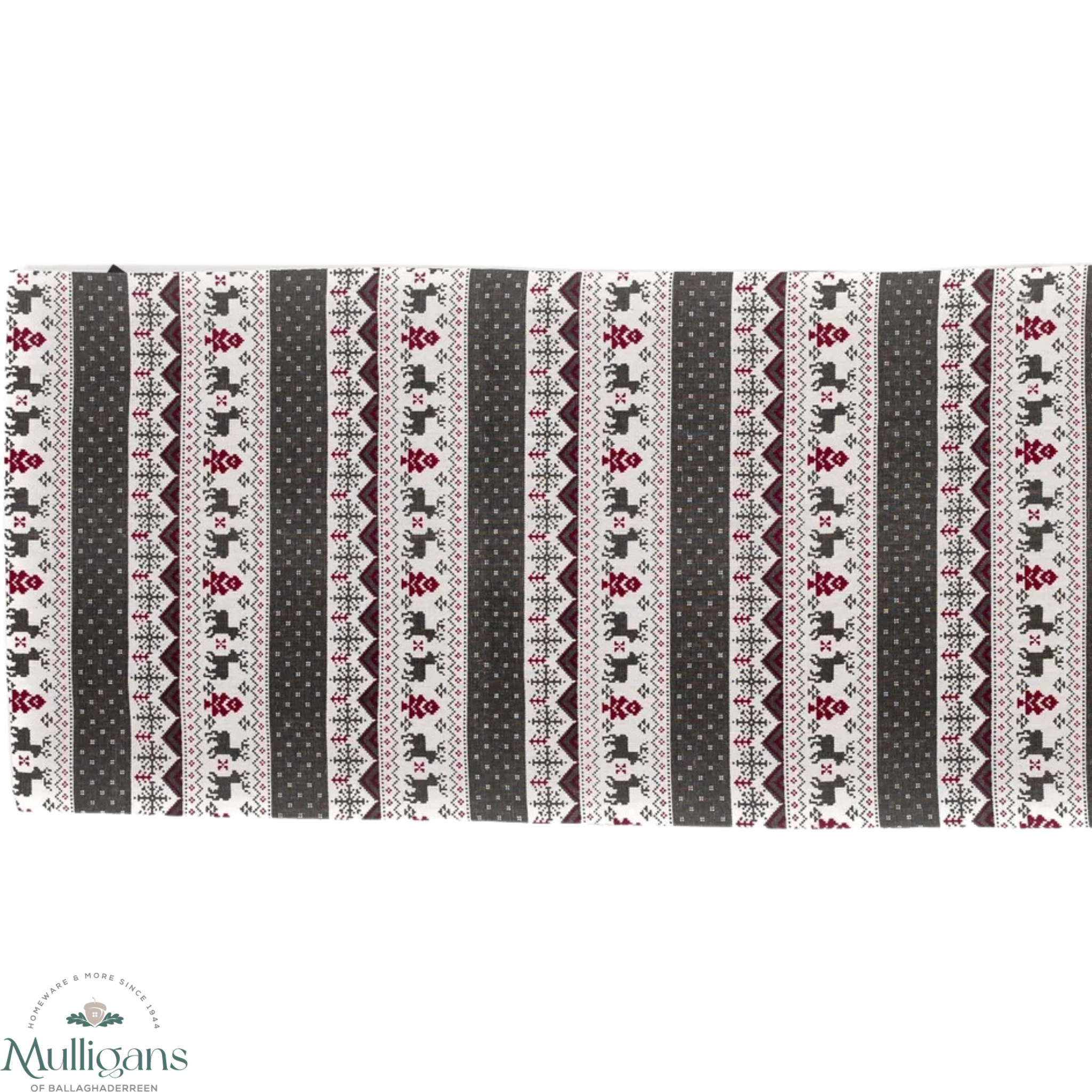 Christmas Table Runner Winter Forrest Red Grey 27137572  Ferver and Hue Mulligans of Ballaghaderreen 