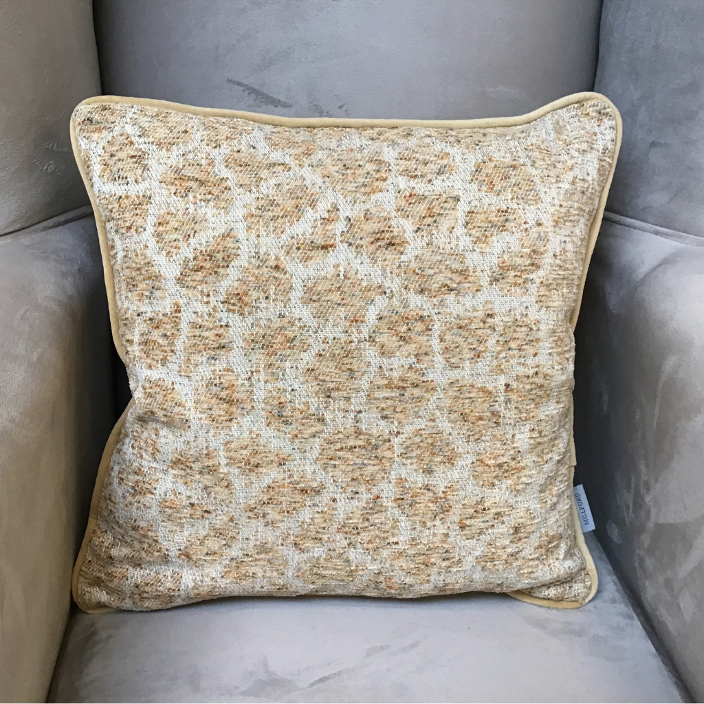 Circles Sand Feather Cushion CSFCMillford Linen Mulligans of Ballaghaderreen