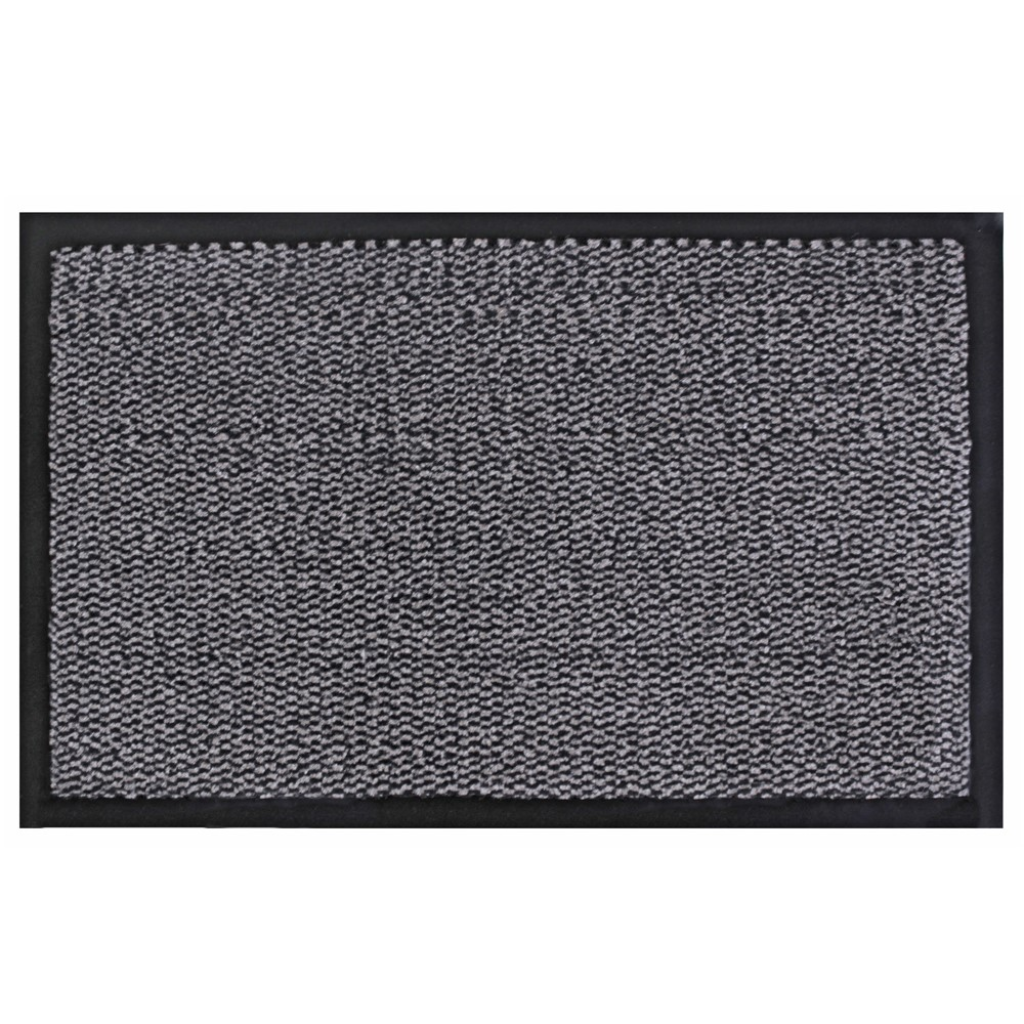 Commordore Grey/Black Barrier Mat 60x80cm 01-955 JVL Mulligans of Ballaghaderreen