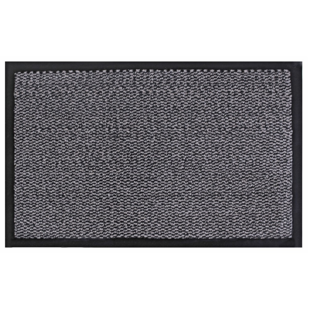 Commordore Grey/Black Barrier Mat 80x120cm 01-957 JVL Mulligans of Ballaghaderreen