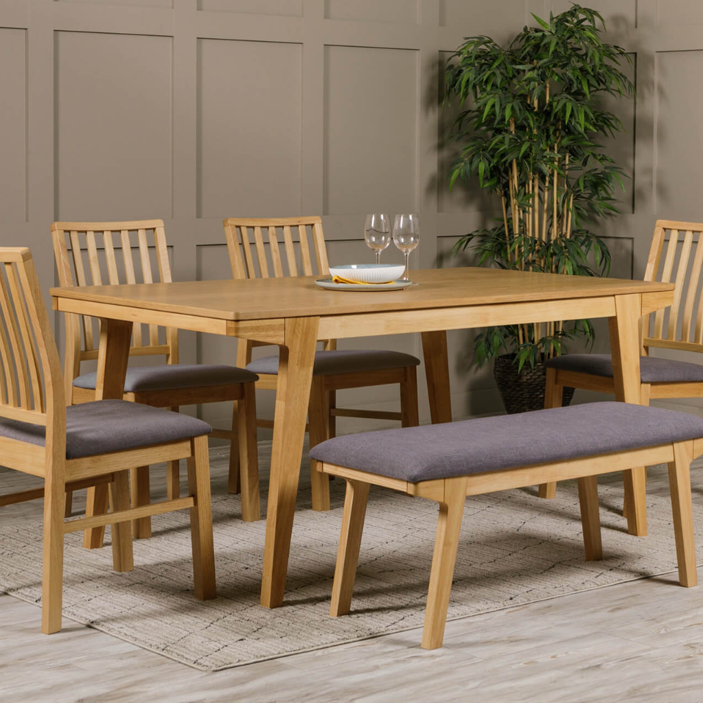 Cooper Dining Table - Oak Cpr-160-OK Vida Living Mulligans of Ballaghaderreen