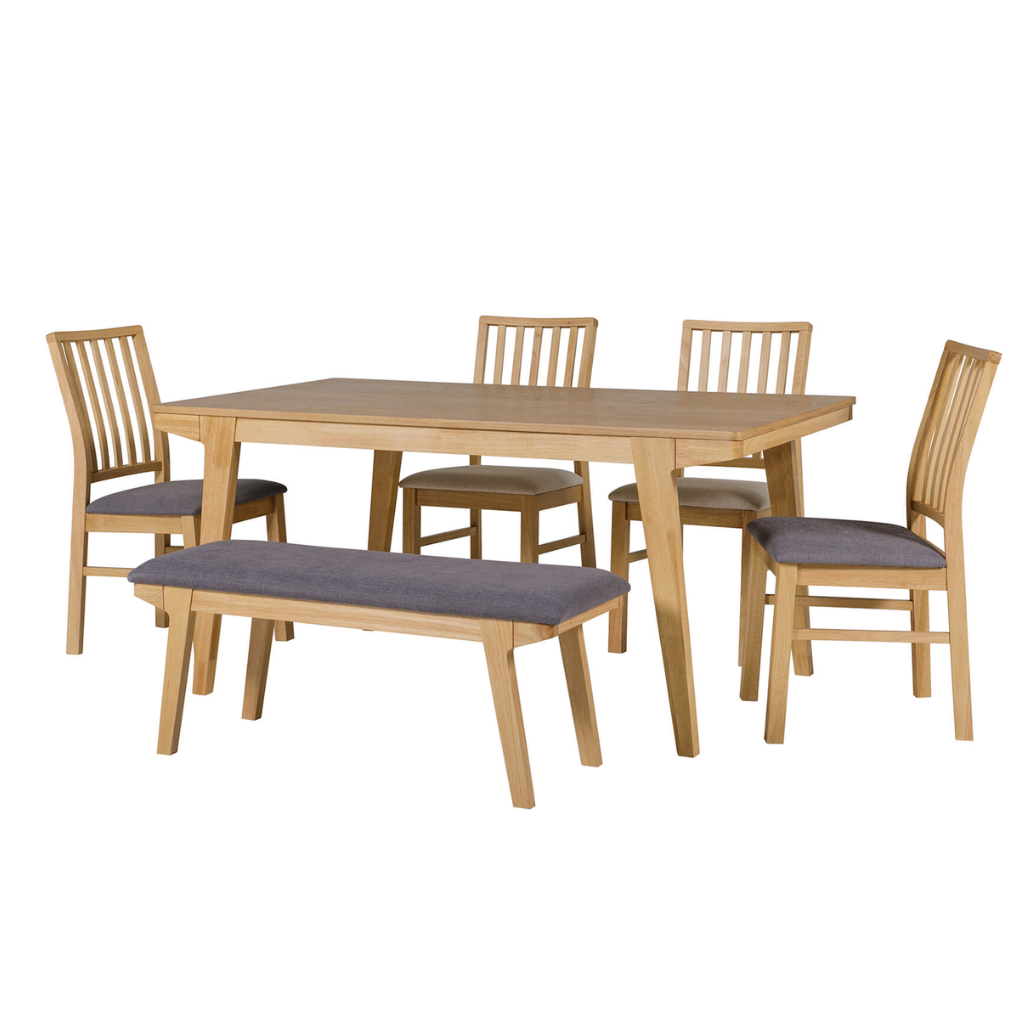 Cooper Dining Table - Oak Cpr-160-OK Vida Living Mulligans of Ballaghaderreen