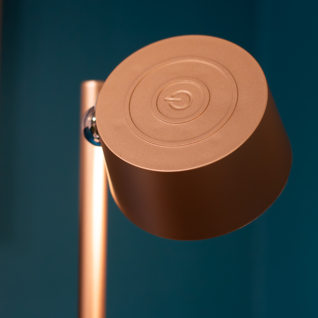 Cosmo Usb Rechargeable Floor Lamp Champagne Gold TL7049 Tara Lane Mulligans of Ballaghaderreen