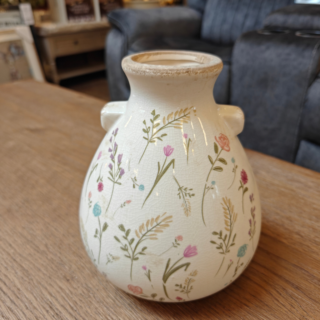 Cottage Flowers Ceramic Vase - Small Y32.C8230 Harold Elmes Mulligans of Ballaghaderreen