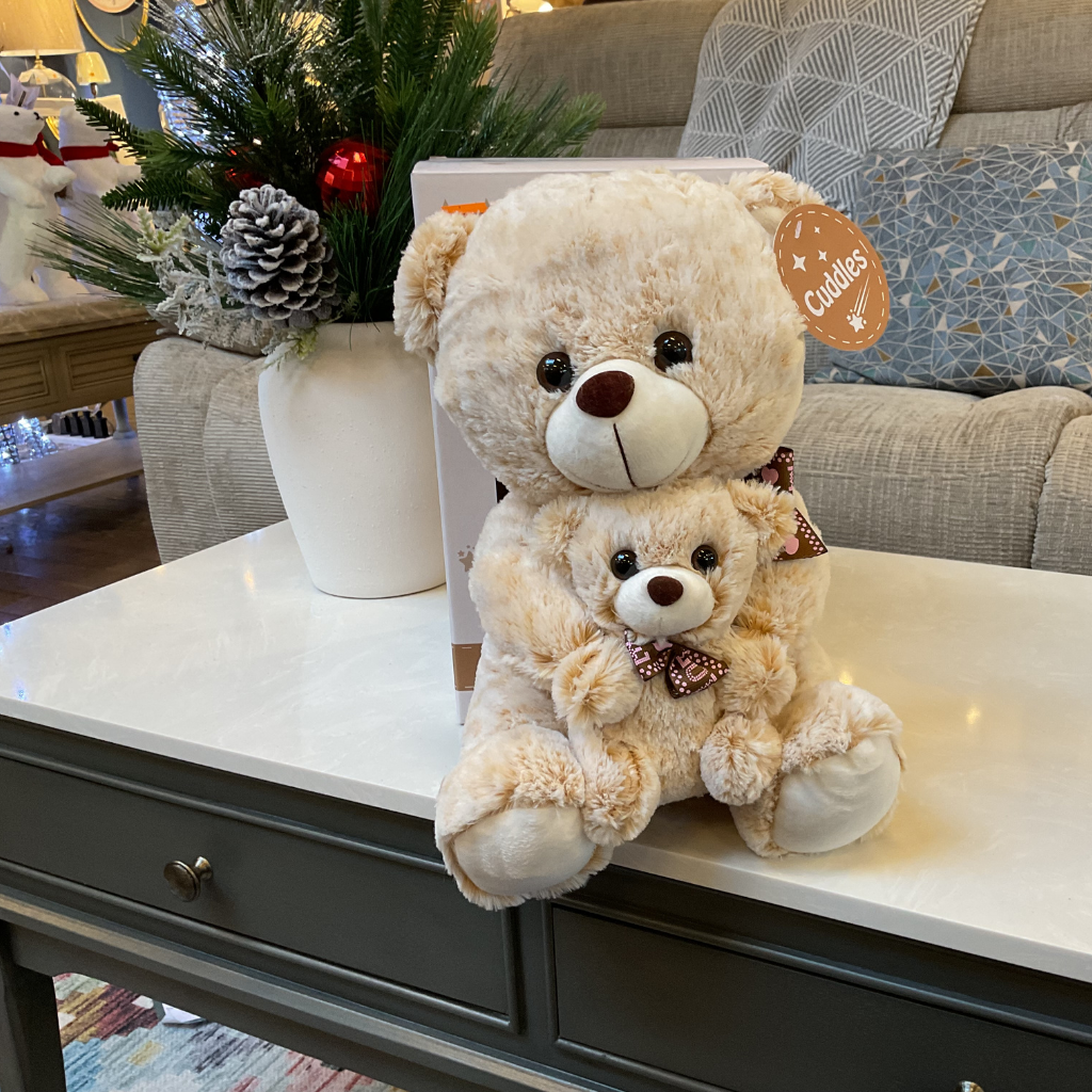 Cuddles Mama & Baby Brown Bear Beige 30cm CB3 Kirkwood Mulligans of Ballaghaderreen 