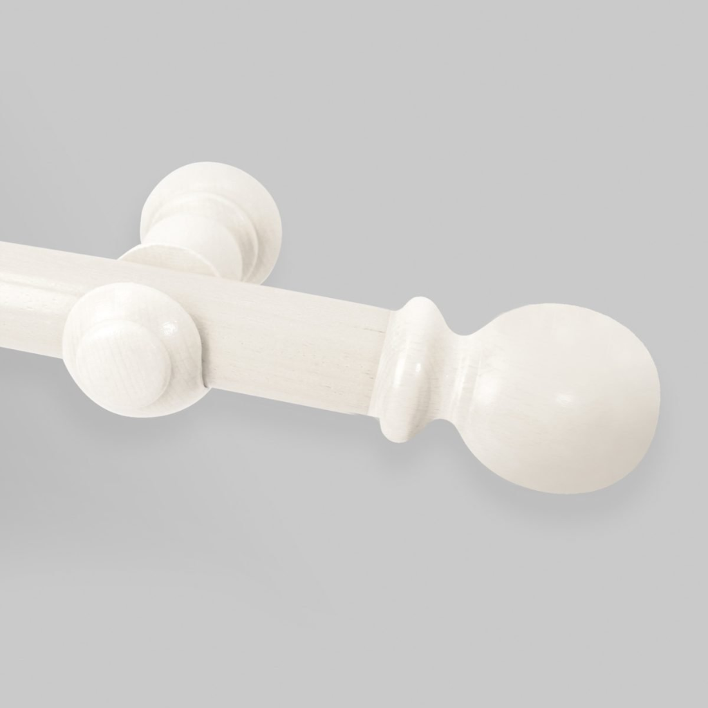 De Vielle 4 Foot (1.2m) Curtain Pole - White GHE070Z McLoughlinsRS Mulligans of Ballaghaderreen