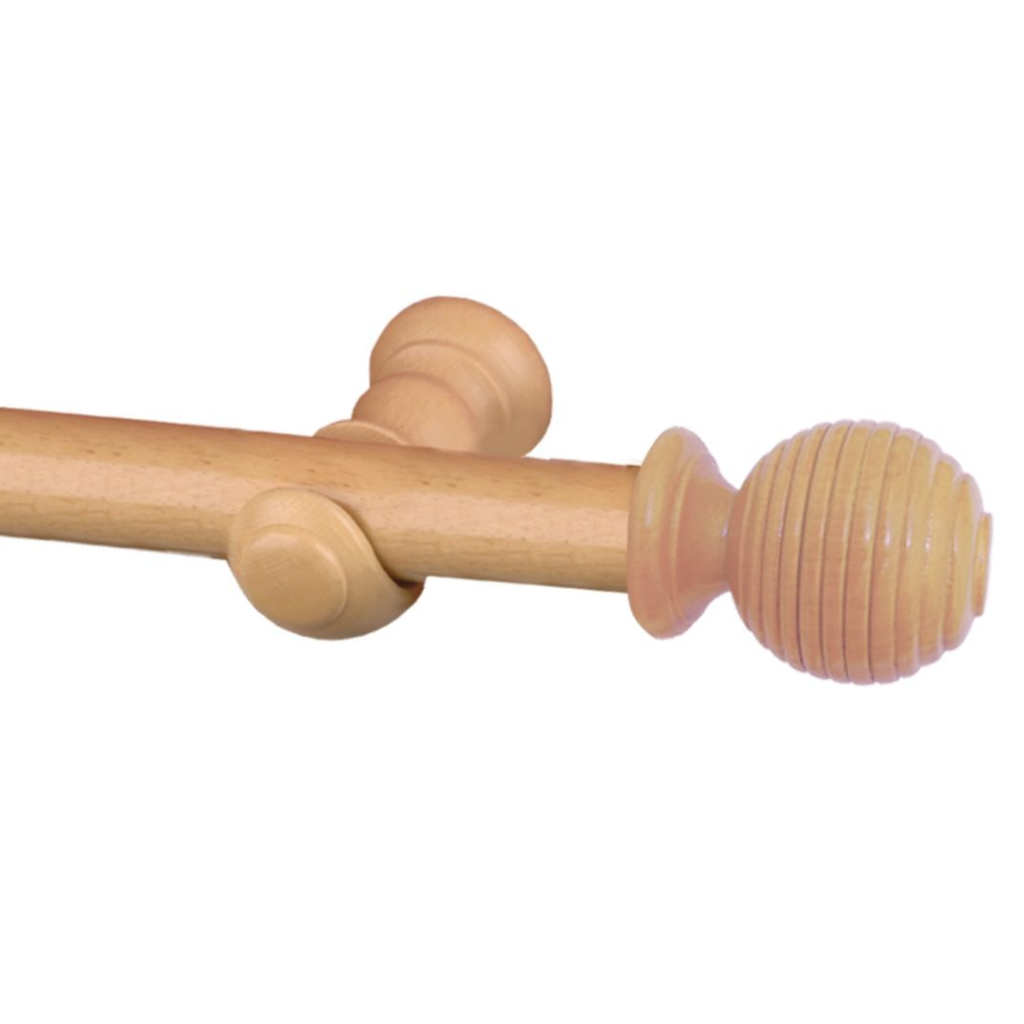 De Vielle 8 Foot (2.4m) Curtain Pole - Natural GHE092Z McLoughlinsRS Mulligans of Ballaghaderreen