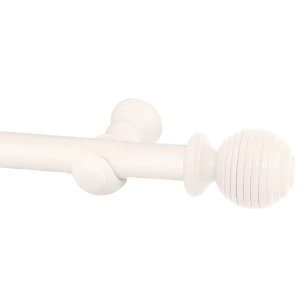 De Vielle 8 Foot (2.4m) Curtain Pole - White GHE132 McLoughlinsRS Mulligans of Ballaghaderreen