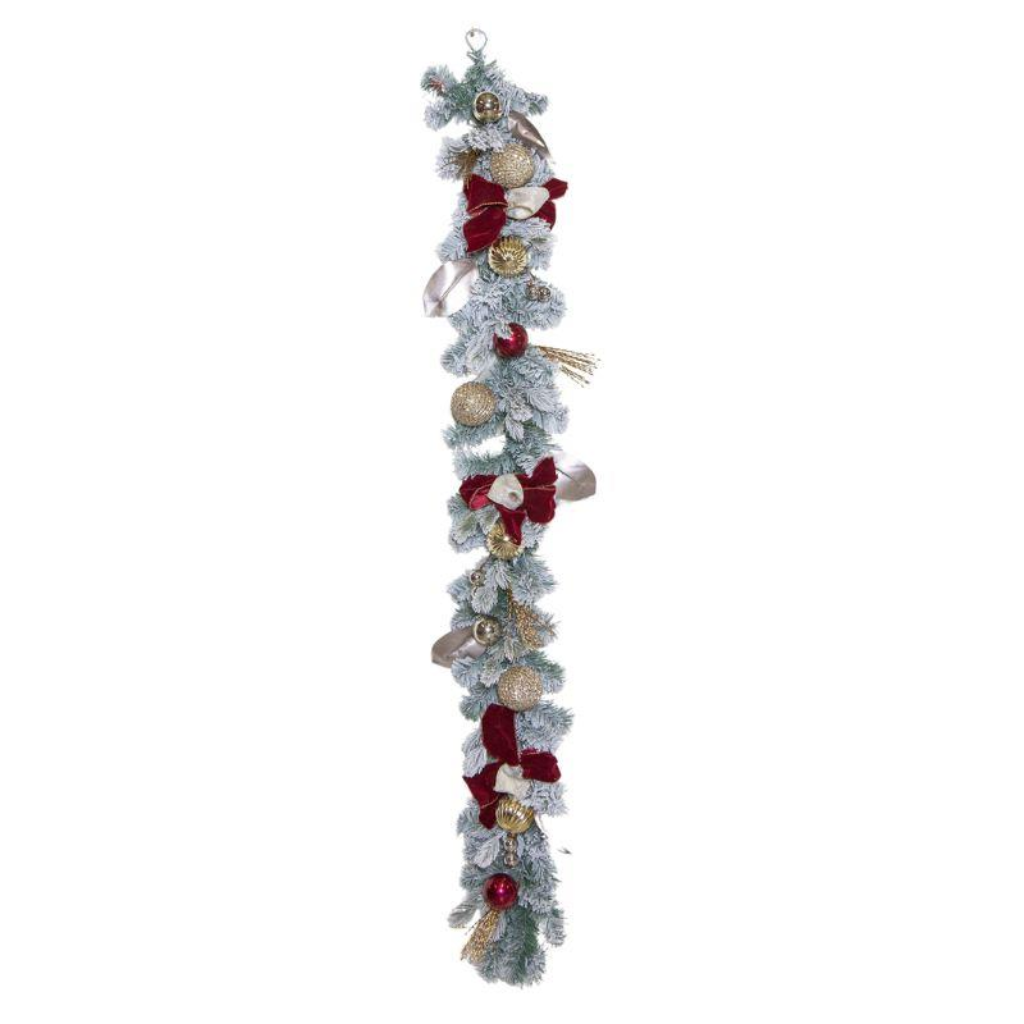 Deluxe Bordeaux Garland 183cm Y42.C44971 Harold Elmes Mulligans of Ballaghaderreen