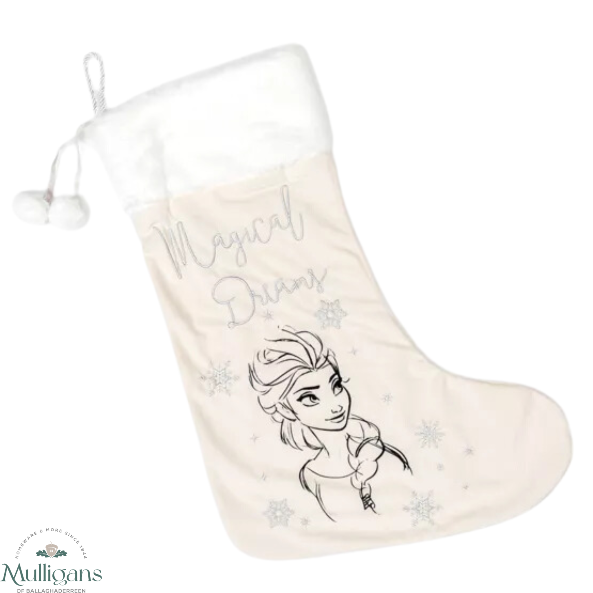 Disney Plush Velvet Stocking Elsa -Mullligans of Ballaghaderreen