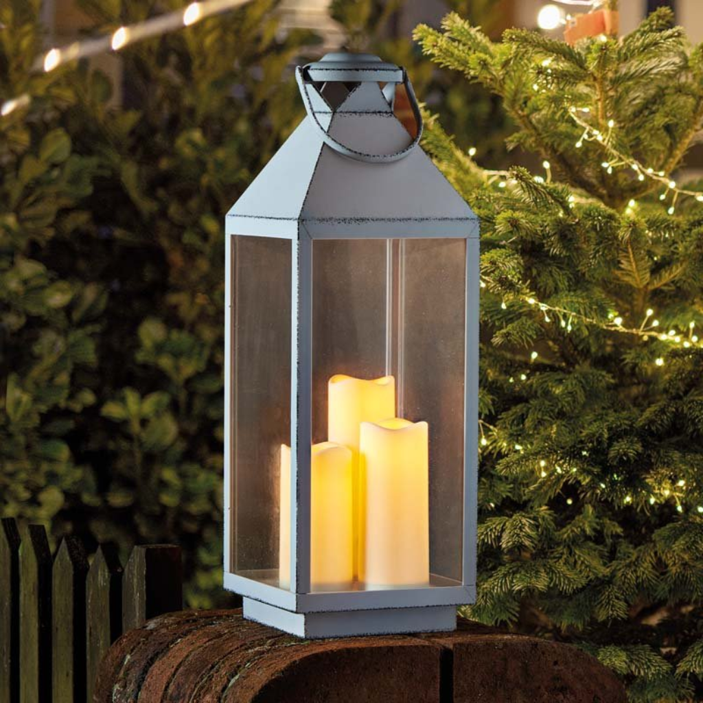Dove-Grey Oslo Lantern 5320291 Smart Garden Mulligans of Ballaghaderreen